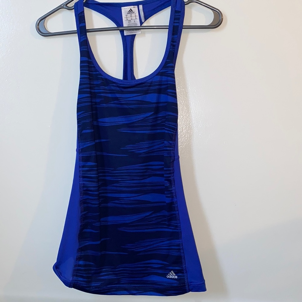 Adidas Racerback Tank Top With Cut Out